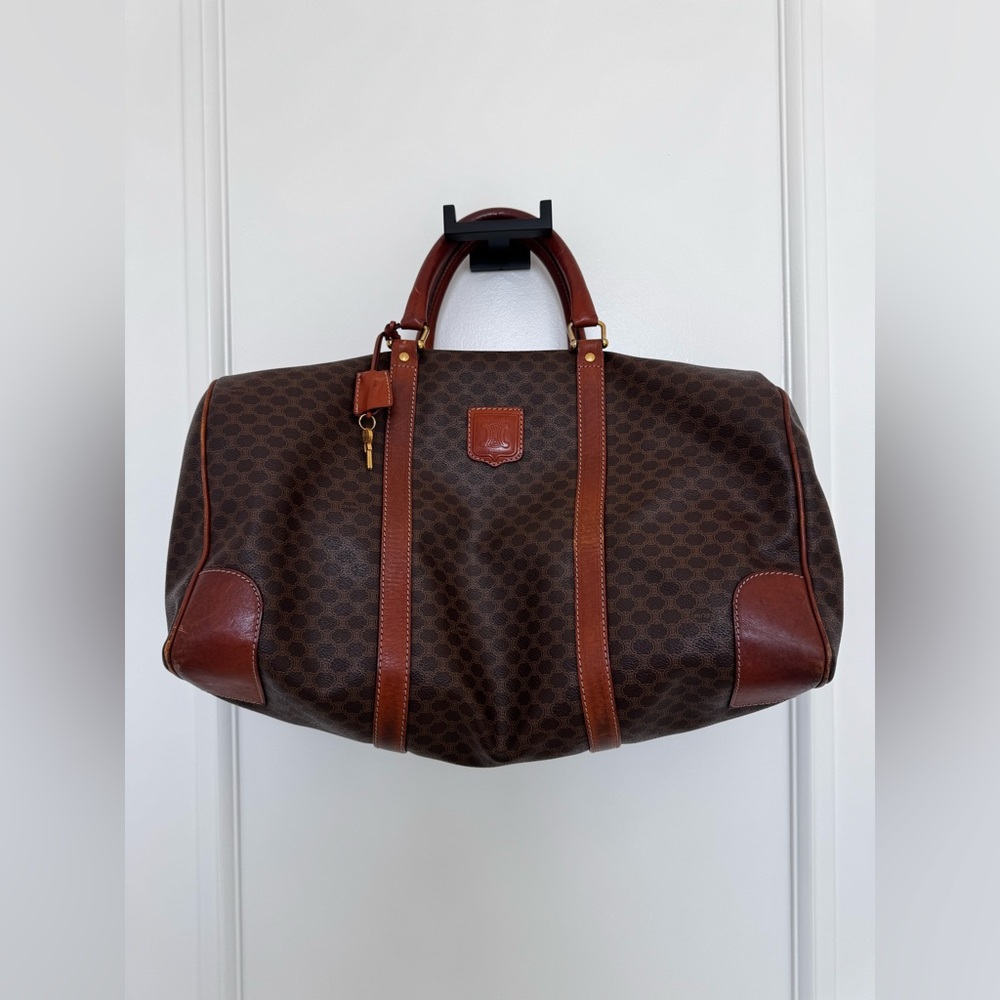 Celine vintage Dark Brown Monogram Duffel Bag - Picture 3 of 15
